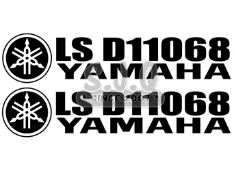Sticker jetski KIT IMMATRICULATION YAMAHA