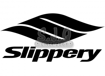 Sticker jetski SLIPPERY