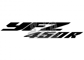 Sticker quad yamaha YFZ 450R 6