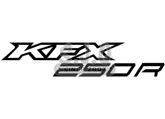 Sticker quad kawasaki KFX250R