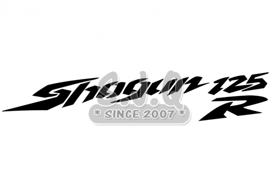 Sticker moto SUZUKI SHOGUN 125 R