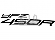 Sticker quad yamaha YFZ 450R 4