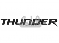 Sticker trottinette THUNDER