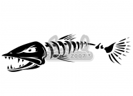 Sticker jetski PIRANHA