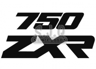 Sticker moto KAWASAKI 750 ZXR