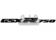 Sticker moto SUZUKI GSXR 750