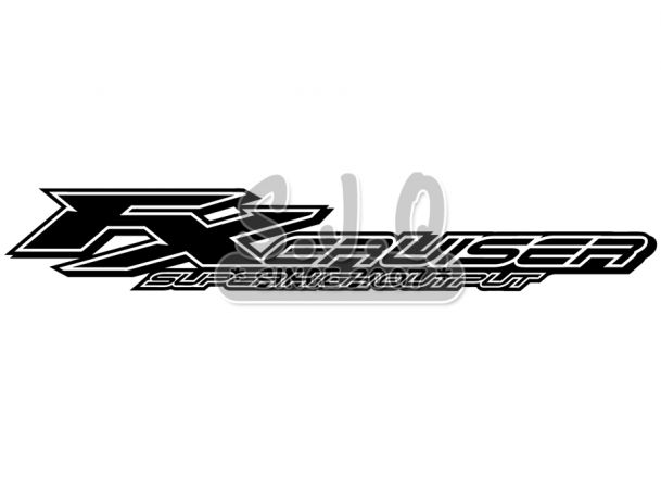 Sticker jetski yamaha FX CRUISER SHO