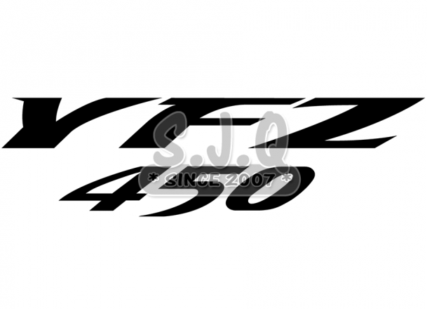 Sticker quad yamaha YFZ 450 2