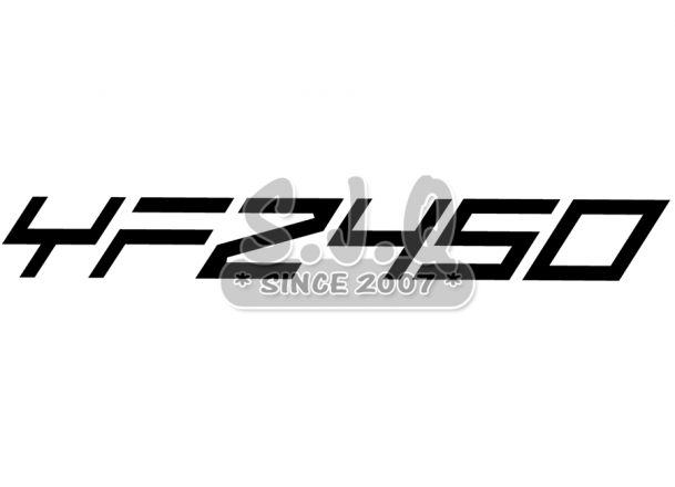 Sticker quad yamaha YFZ 450 3