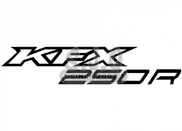 Sticker quad kawasaki KFX250R