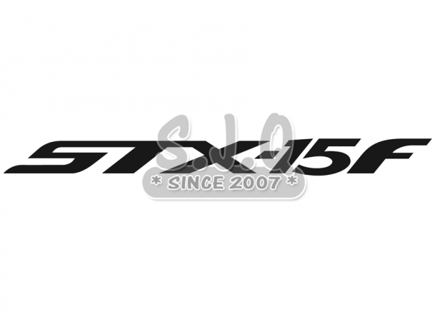 Sticker jetski kawasaki STX15F