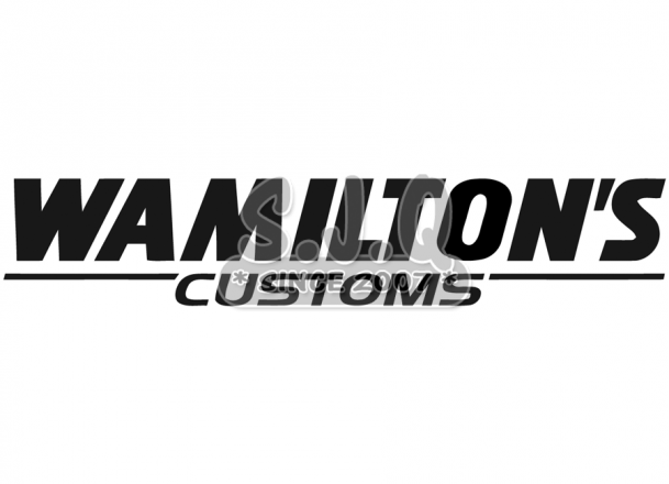 Sticker jetski WAMILTONS CUSTOMS