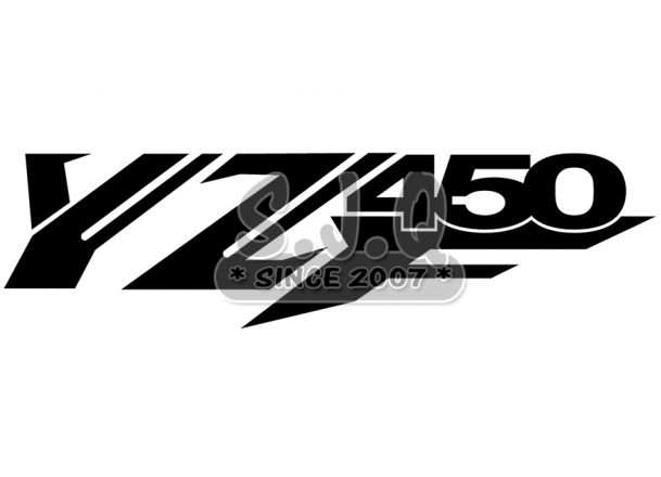 Sticker moto YAMAHA YZ450F