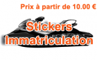 Sticker immatriculation