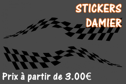 Sticker damier